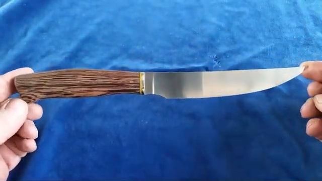 Филейный нож сталь N690, рукоять Венге. ОБЗОР смотреть онлайн