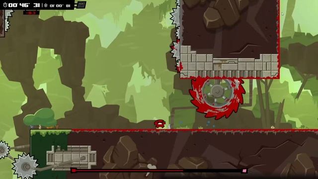 Super Meat Boy Forever прохождение №1