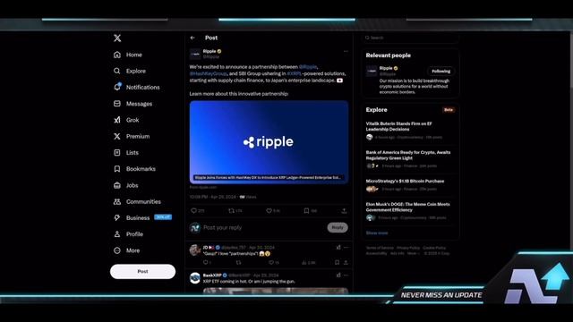 Ripple И XRP Вот-Вот захватят Весь Мир | Свежие Новости @NCash