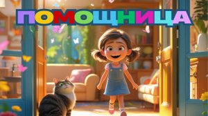 🌟 «Помощница» — весёлая песенка по стихотворению Агнии Барто! 🎶