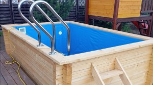 Деревянный каркасный бассейн