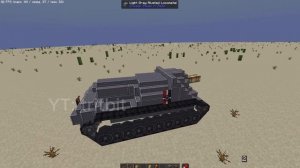 Minecrft Self-propelled artillery (create: clockwork, trackwork) / САУ