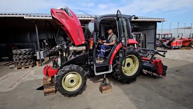 Обзор японского трактора Yanmar YТ338A HI SPEED смотреть онлайн