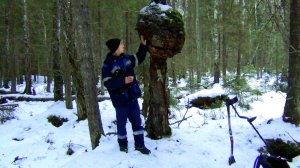 ЗИМА КАРЕЛИЯ 13 КИЛОМЕТРОВ ДИКИХ МЕСТ ИЛИ ПЕШИЙ ПОХОД В ЗИМНИЙ МЕТАЛЛОКОП!!