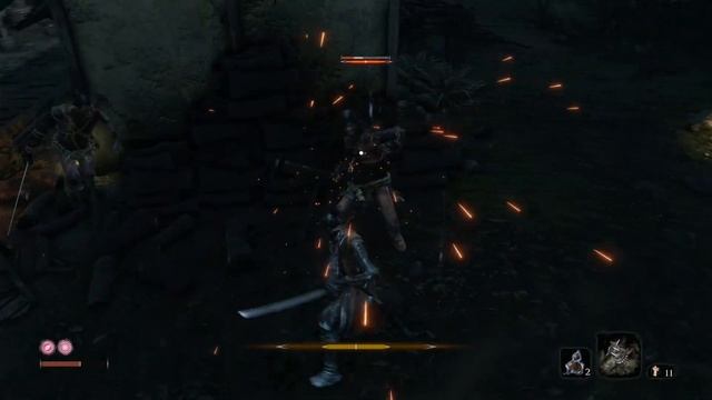 Освобождение поместья Хирата в игре  Sekiro