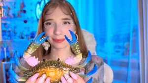 АСМР Макияж для русалочки (уход, массаж)🧜🏻♀️💕🐚 ?