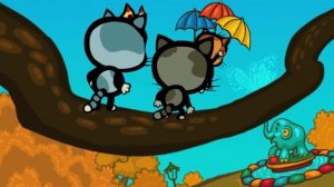 😻😻😻Три котенка - 👣 Ветер по паркету (3 серия - 3 сезо?