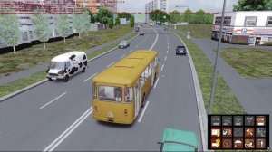 OMSI 2. ЛиАЗ-677М (1989). Москва. Маршрут 677