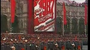 7 ноября 1987 года. Военный парад.
