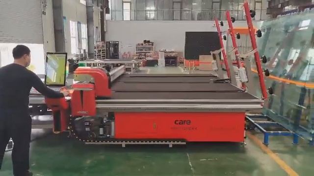 Автоматическая резка стекла смотреть онлайн