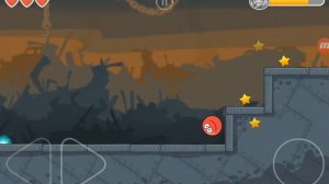 Red ball. 33 уровень. Красный шар. ФАБРИКА!!! Проходим игру!