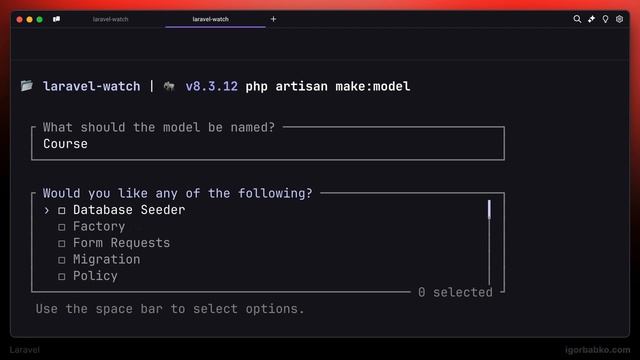Laravel для новичков #28 - Модель курса смотреть онлайн