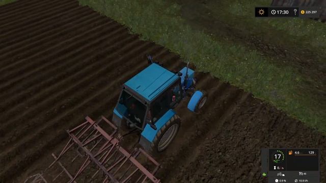 РП:прокультивировал свое поле(farming simulator 17) смотреть онлайн