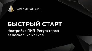 САР-эксперт. Быстрый старт