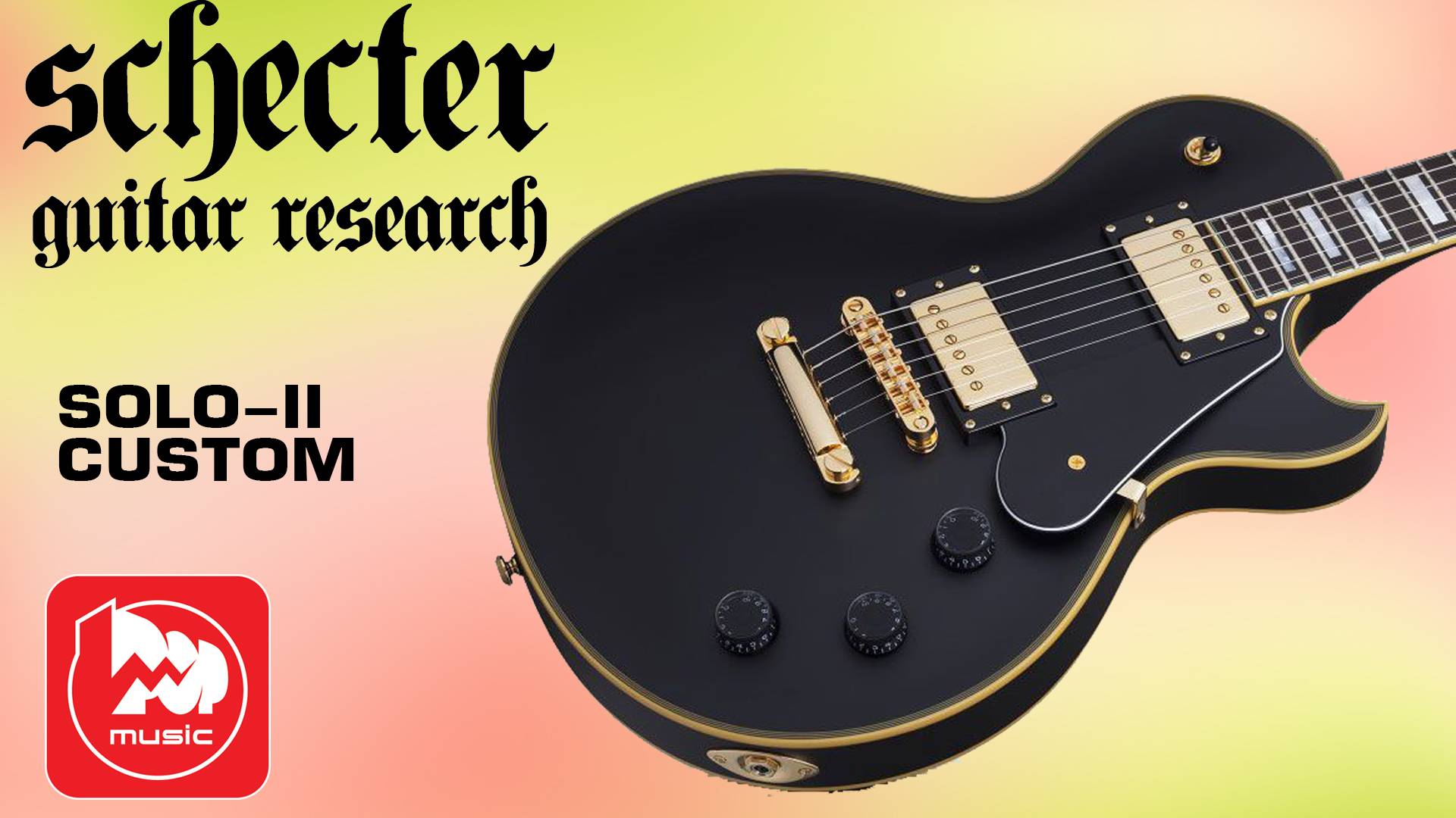 SCHECTER SOLO II CUSTOM новая электрогитара Les Paul от Шектер смотреть онлайн
