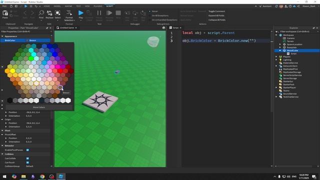 RobloxStudio - Базовое обучение LUA + Роблокс #5 Свойства