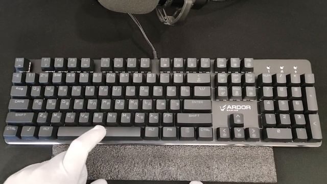 Звуковой тест/Sound test Тайпинг/Typing Ardor Gaming Blade #asmr смотреть онлайн