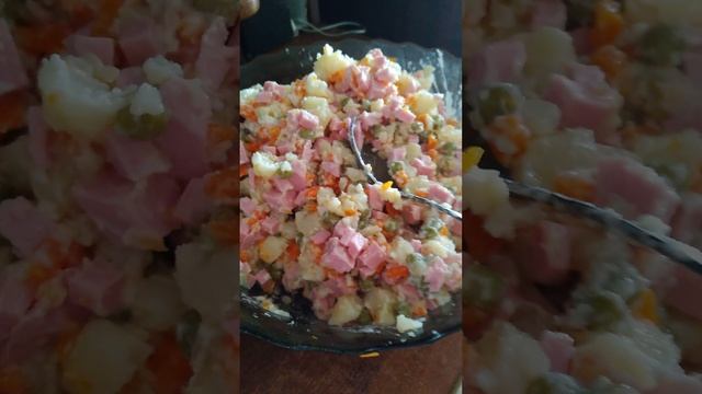 Оливье без огурца и яйца смотреть онлайн