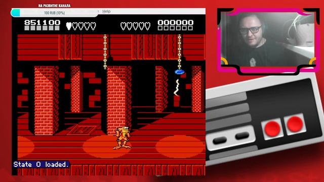 Стрим Мела Меловича. Играем в Dendy. Допрошёл Battletoads And Doubl