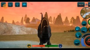 история аллозавра в The cursed dinosaur isle