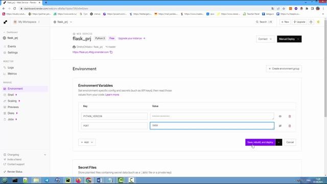 О переменных окружения при деплое проектов смотреть онлайн