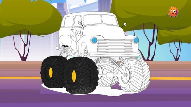 Какой монстр трак будет быстрее | Раскраски Монстр Тра смотреть онлайн