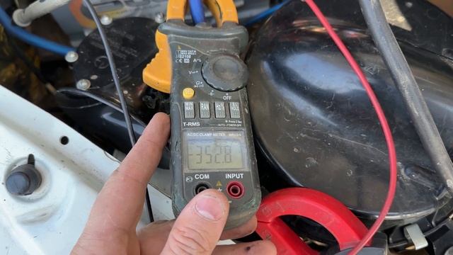 Тест генератора 320 А для автомобиля Газель с двигателе