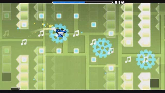 Geometry Dash. Прохождение уровня The Nightmare. By Jax.