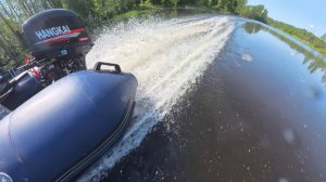 HangKai 9.9 Plus Винт-11 Замер скорости