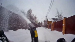 Снегоуборщик бензиновый huter 7 л с