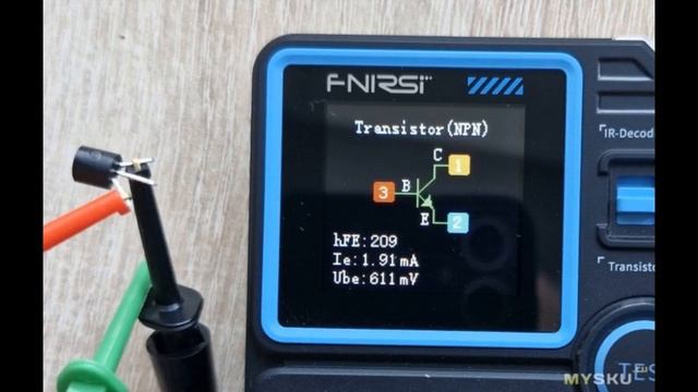 Тестер транзисторов и LCR ESR Fnirsi LCR-P1 | #Обзор смотреть онлайн