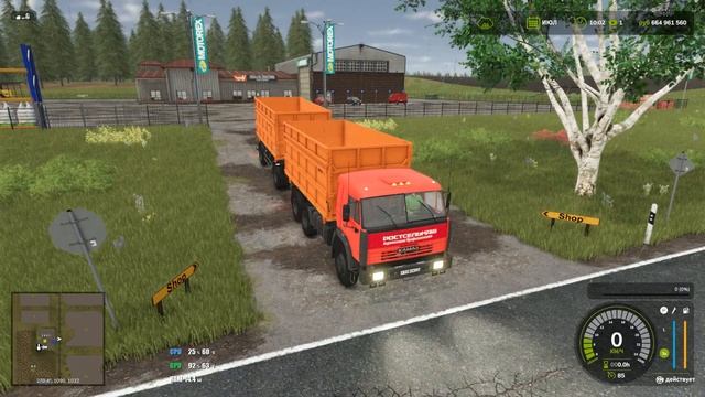 Farming Simulator 25 Мод Kamaz 65111  Переделка V1 0 0 0