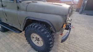 Силовые пороги на УАЗ 469, чешуя