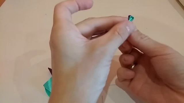 Резинки канзаши, МК / Scrunchy with Kanzashi flower DIY