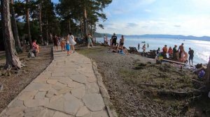 2024.07.06 - 18.05-18.20: Тургояк, городской пляж в жаркий день
