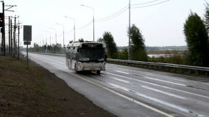 Автобус Scania OmniLink CK95UB (АС 524 22) и гроза.