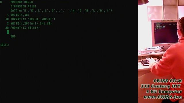 FORTRAN For CP/M - The CRISS CP/M Computer - Microsoft FORTRAN For CP/M (КРИСС CP/M)