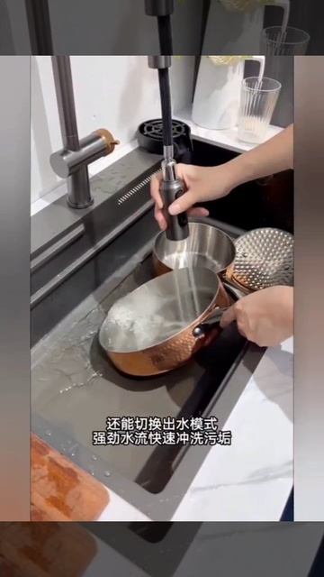 Обзор многофункциональной кухонной мойки со смесителем Xiaomi HIGOLD 680х480mm (956136 + 824031) смотреть онлайн