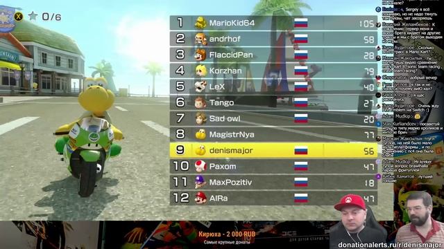 Стрим: Mario Kart 8 Deluxe, январский чемпионат