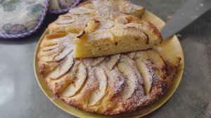 Пирог из творога в духовке / Вкусный пирог из творога с яблоками на скорую руку - простой рецепт