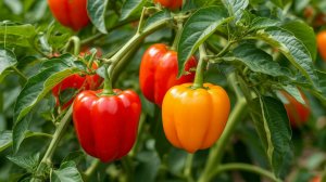 Первая подкормка сладкого перца после высадки в теплицу.