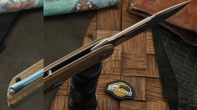 Складной нож MKM Knives Clap (М390, микарта) смотреть онлайн