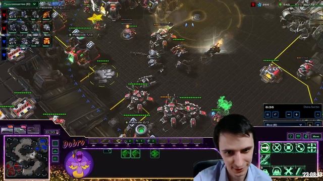 DARK DRAGON vs BRATOK! Абузер батлов! Битва СтарКоманов Starcraft 2 смотреть онлайн