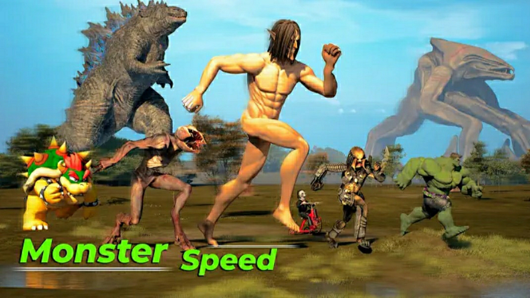 Сравнение скоростей монстров. Кто быстрее из монстров. Monster Speed Comparison смотреть онлайн