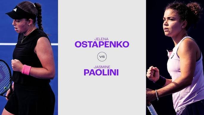 12.02.2025. Елена Остапенко - Жасмин Паолини. WTA Doha. Jeļena Ostapenko - Jasmine Paolini смотреть онлайн