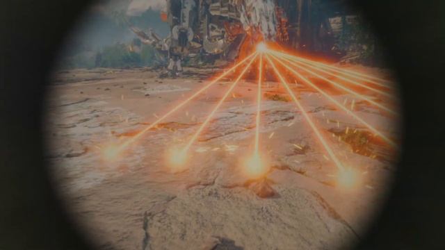 Horizon Зов гор: бой с громозевом