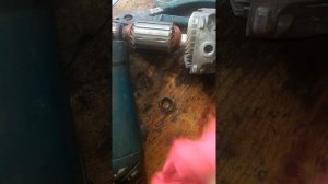 Замена подшипника на якоре 230 болгарки (снятие внутрен