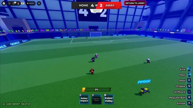 🌹НА КОЛЕНИ БЛЮ ЛОК🌹 ОБЗОР НА КАЙЗЕРА В BLUE LOCK RIVALS смотреть онлайн