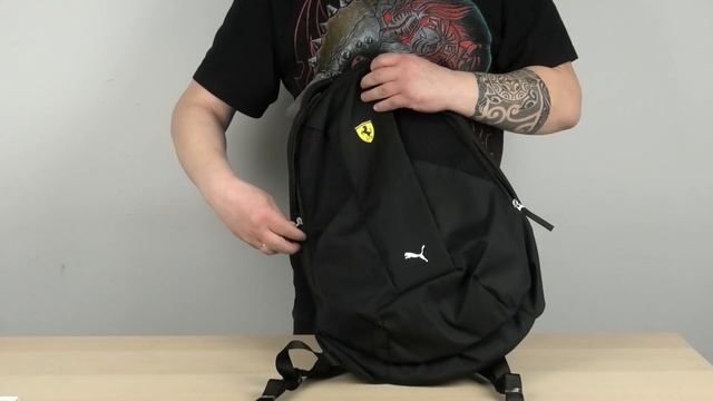 Розпаковка Puma Ferrari Race Large Backpack 09126002 Black смотреть онлайн