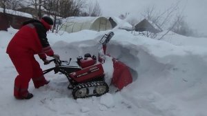 Японский снегоуборщик Hohda HS1190